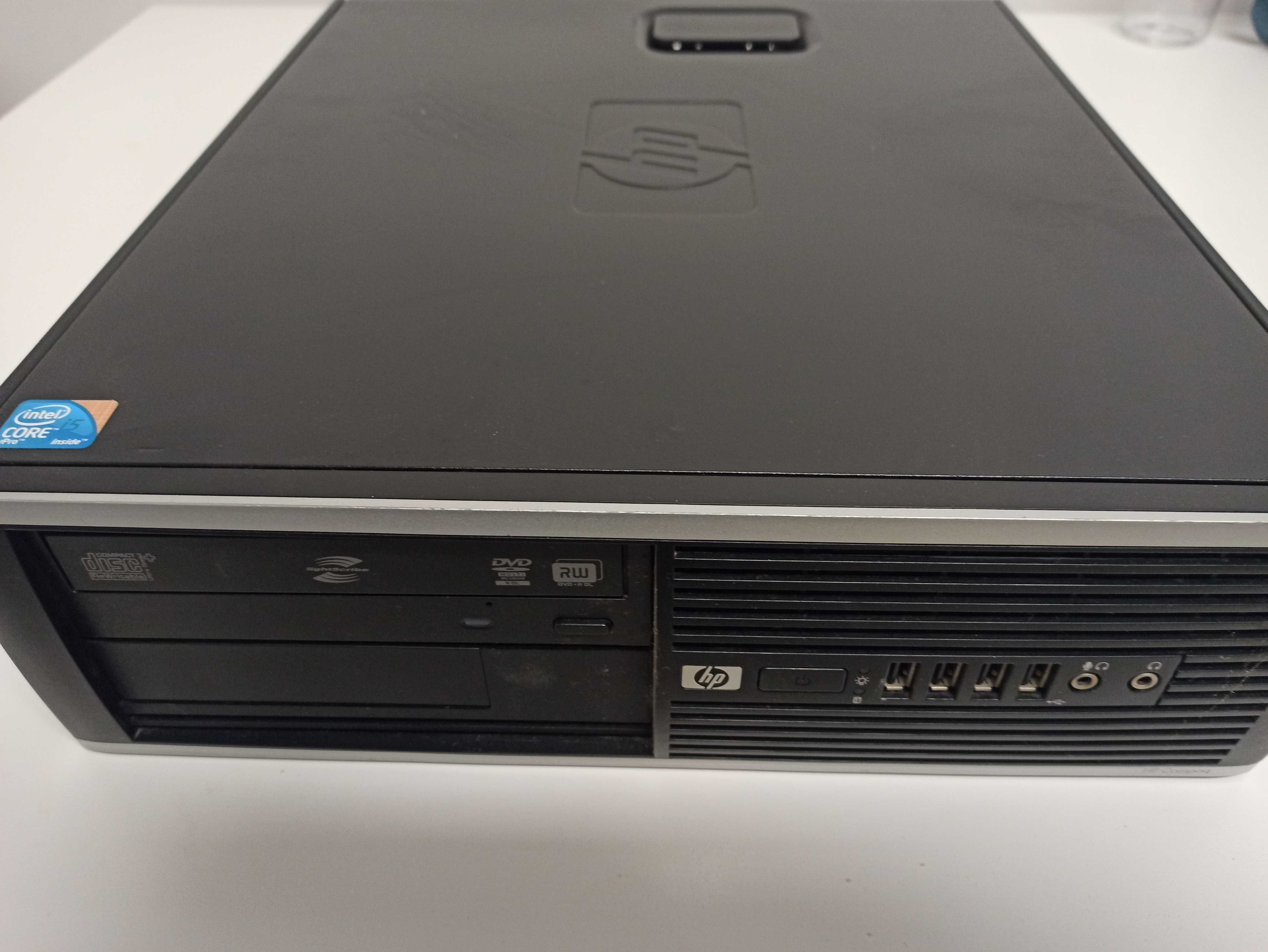 Computador HP Compaq 8000 Elite sff, Intel Core 2 Duo E8400 3GHz,