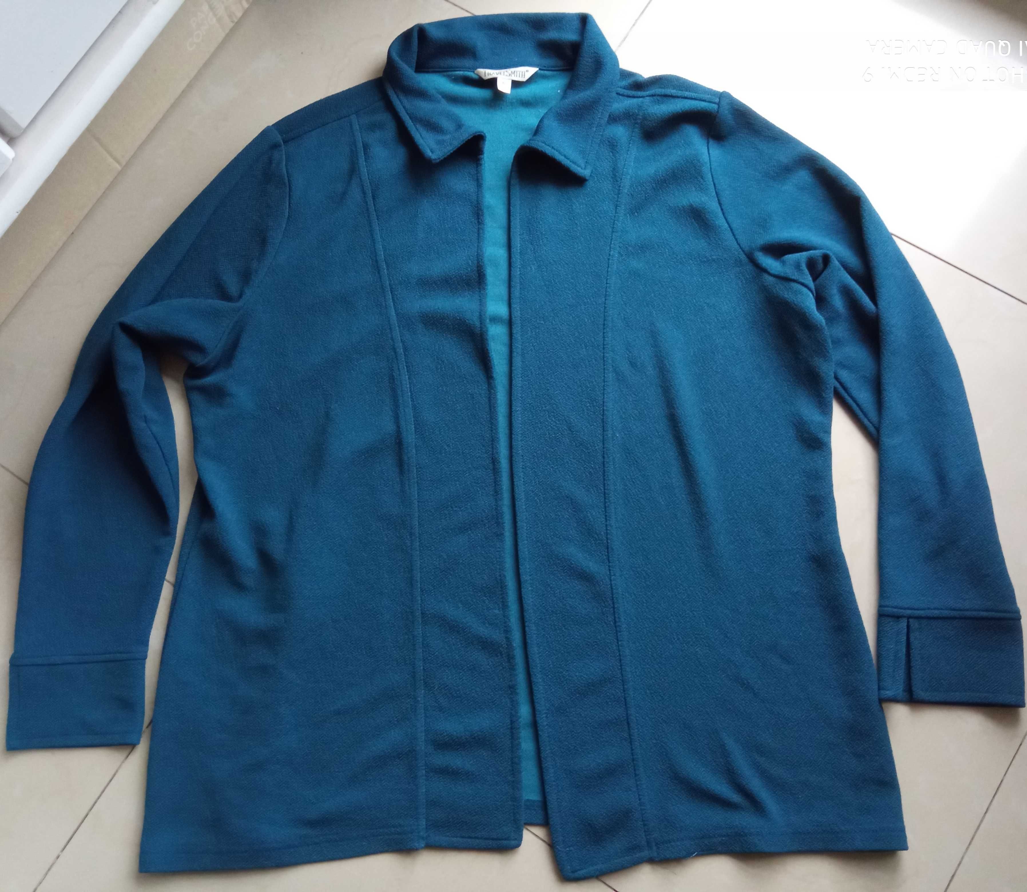 Travel Smith XL narzutka bluzka ciemny turkus zieleń 120cm pachy