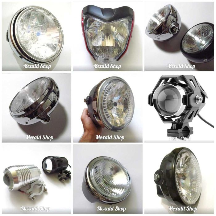 Фара на мотоцикл мотофара кафе рейсер боббер скремблер стрит кастом