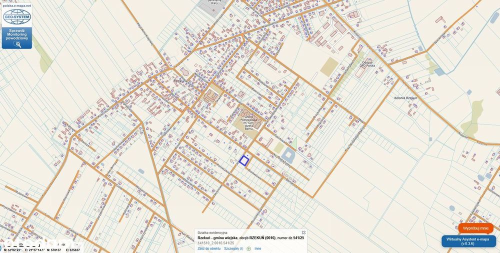 Sprzedam działkę - Rzekuń