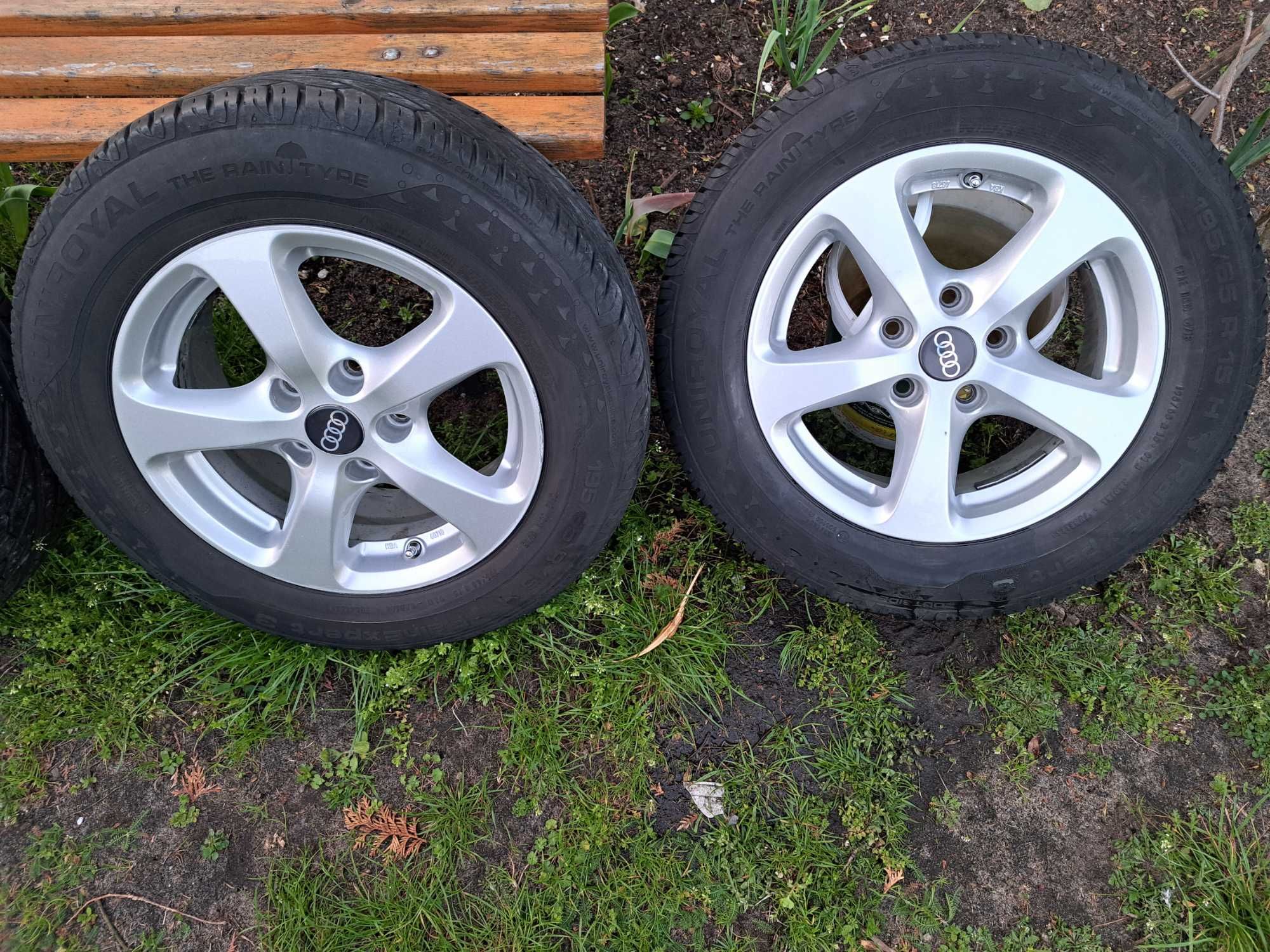 Koła 195/65/15 Alufelgi 5x112 + opony Uniroyal RainExpert 3, VW, ET 40