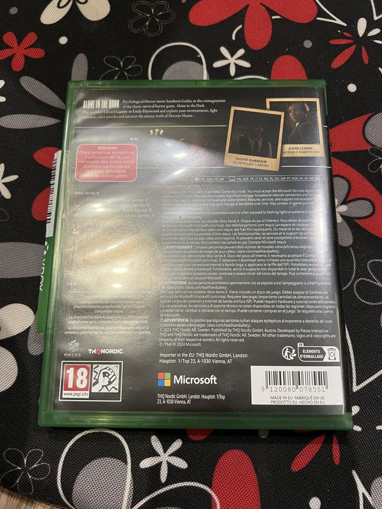 Alone in the dark Xbox Series X Polska wersja jezykowa stan idealny