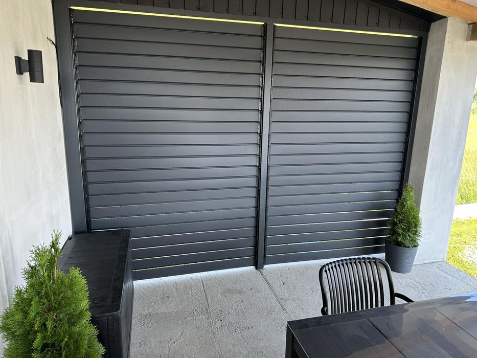 Жалюзі київ дерев'яні жалюзі тераса київ садові жалюзі київ