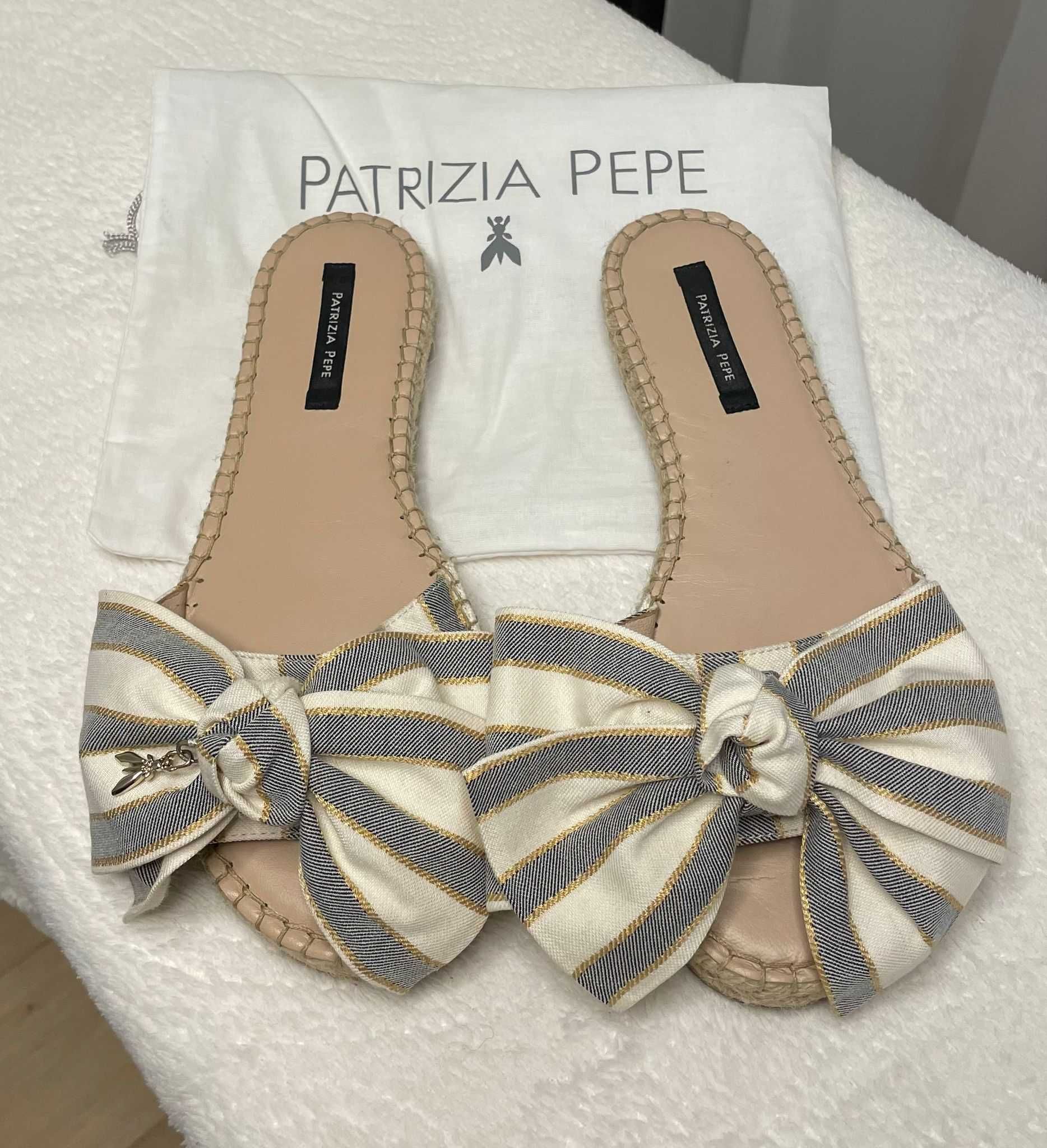 Buty klapki damskie PATRIZIA PEPE