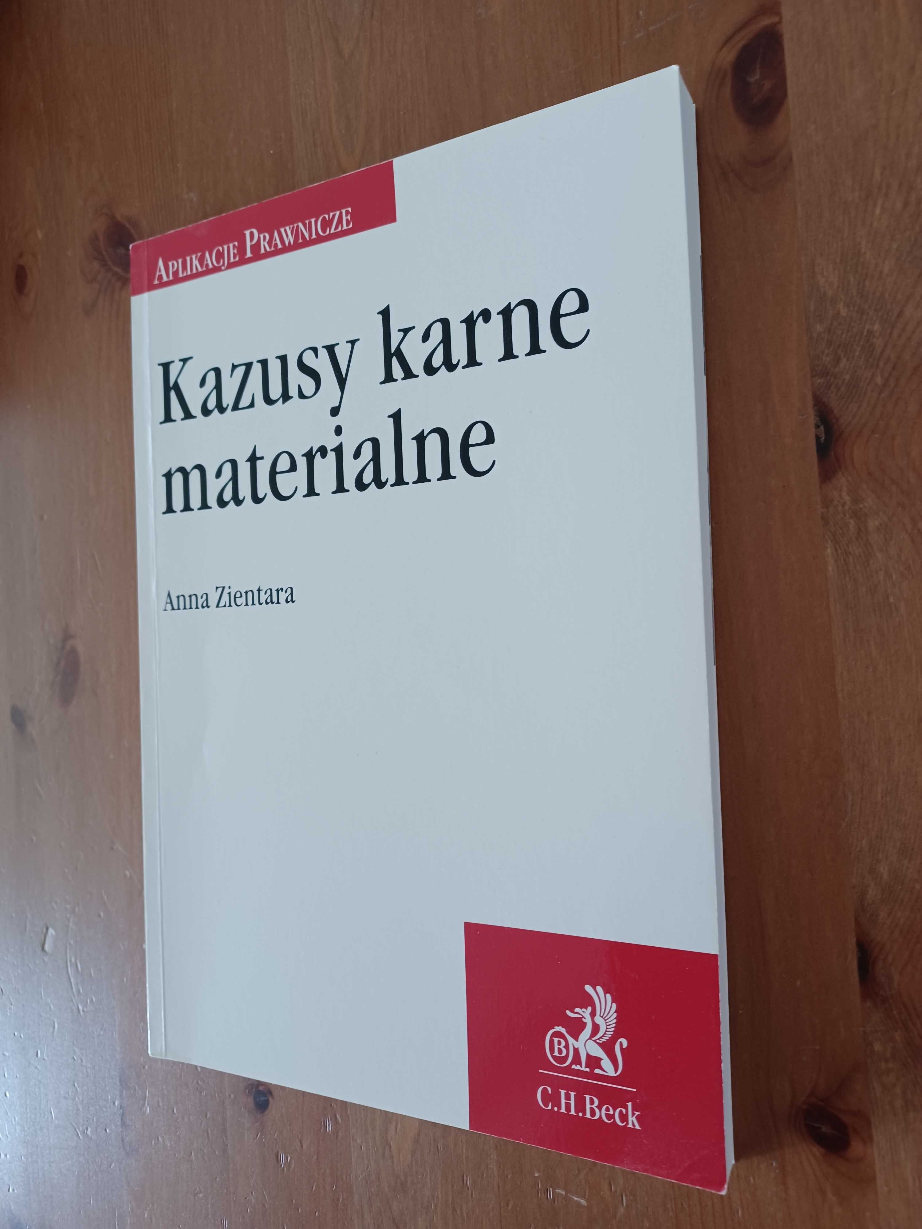 Kazusy karne materialne. Anna Zientara