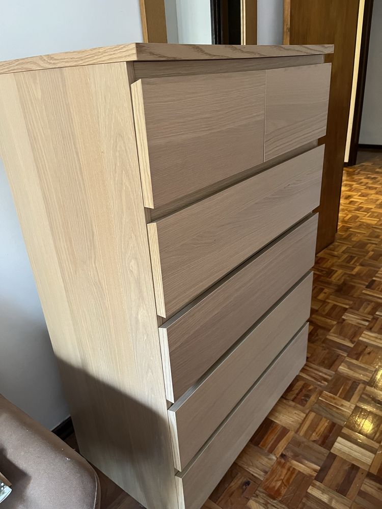 Cómoda Malm Ikea 6 gavetas