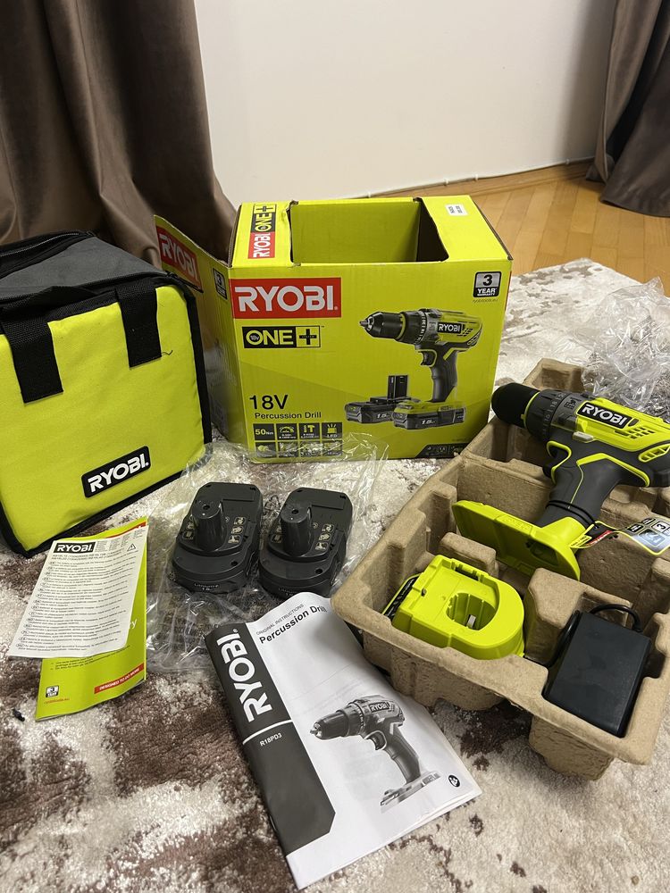 Дрель-шуруповерт Ryobi ONE+ R18