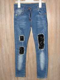 Джинси, джинсы Sercino с паетками 134-140 р.