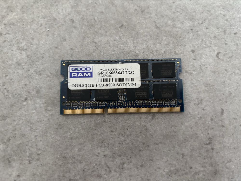 Pamięć RAM GOODRAM DDR3 2GB GR1066S364L7/2G