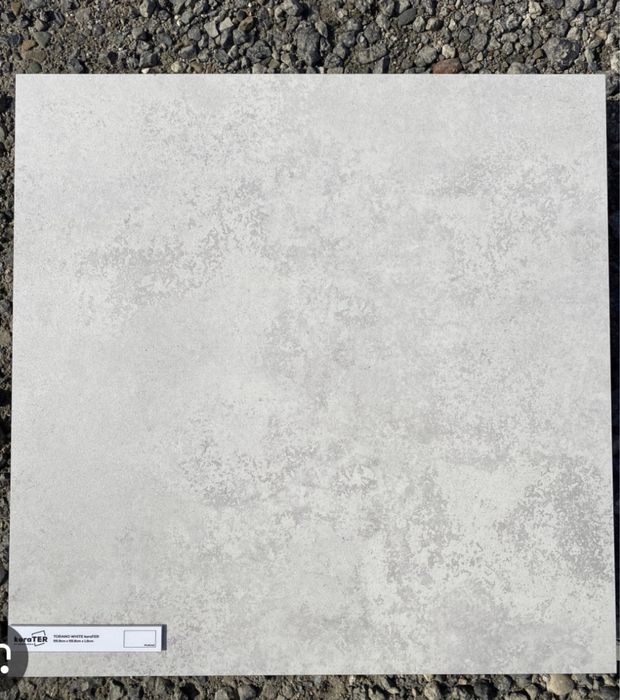 Płyta tarasowa szary gres 20mm tubądzin korater Torano white 60x60