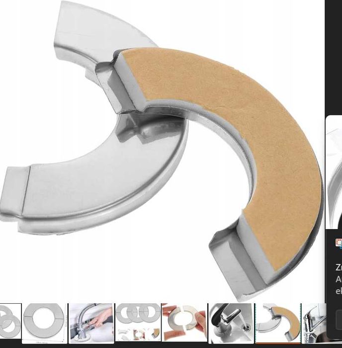 Zaślepka otworów do baterii 3 szt Stal Nierdzewna Kołnierz Prysznicowy