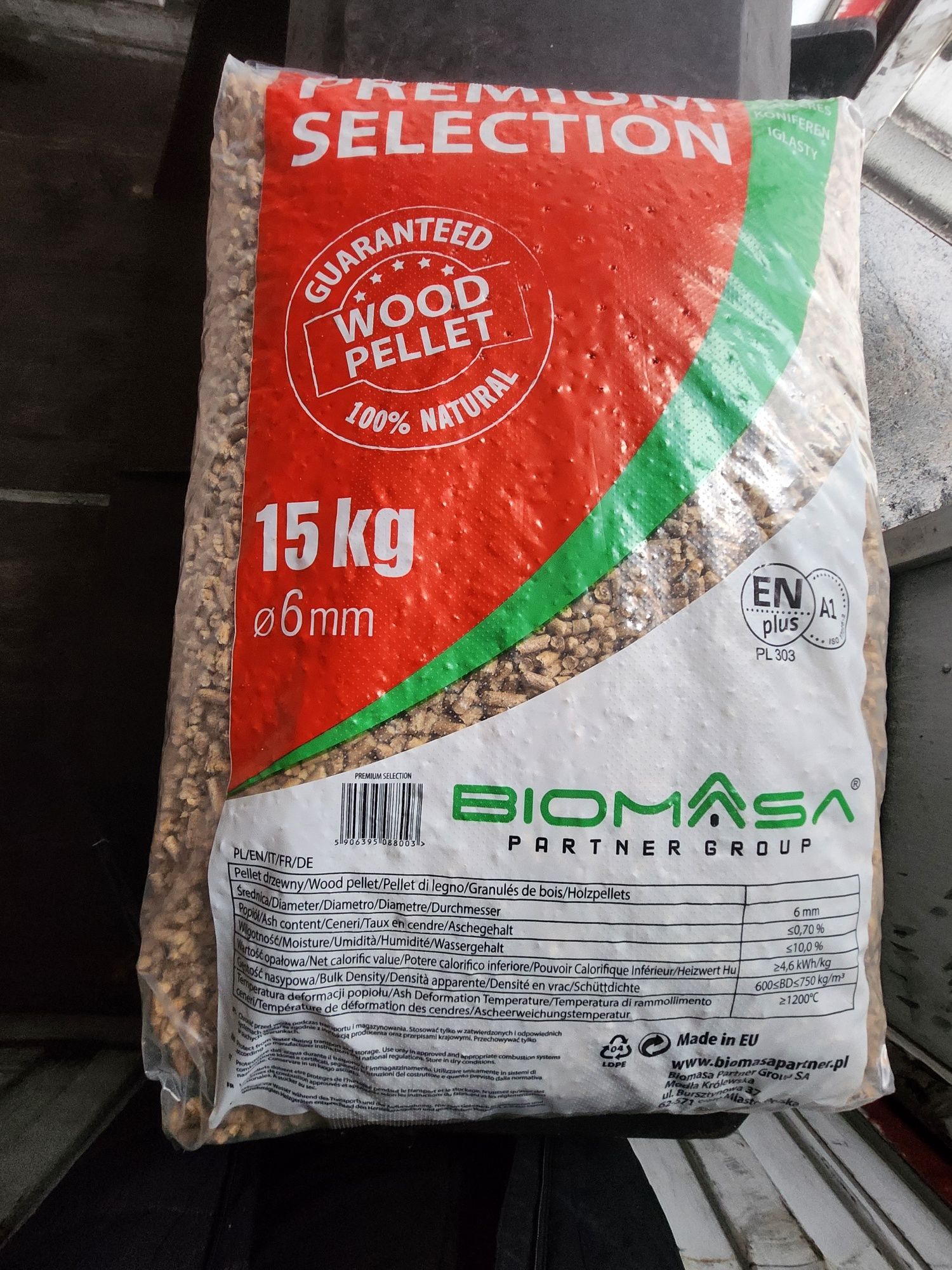 Pellet Premium Selection 6 mm | ENplus A1 | Dostawa | Faktura VAT