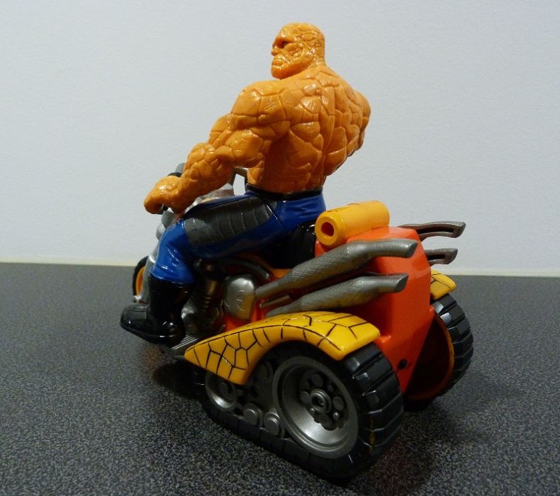 Retro Figurka Thing + Jeżdżący Motocykl FANTASTIC 4 FOUR