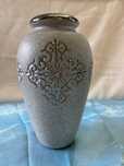 Pote cinza de decoracao