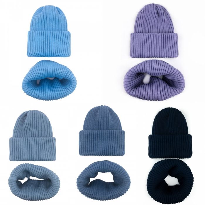 Шапка і хомут дитячий для дівчинки жіночий