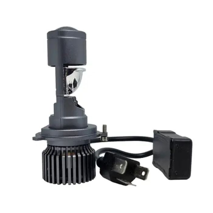 Міні лінза H4 LED Лампа 12V - 24V 80w Мини линза Лед Hi/Low