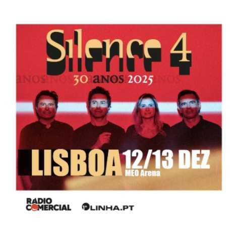 2 bilhetes Silence 4 - Balcão 1 - 13 Dezembro