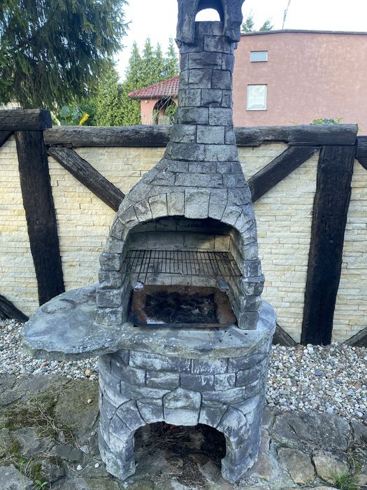 Grill betonowy kamienny