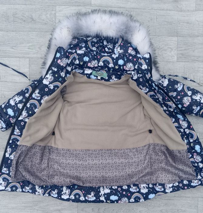 Зимова куртка пуховик 116, 122