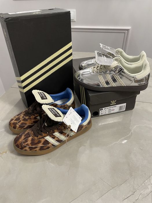 Кросівки adidas samba Wales Bonner pony leo silver adidas леопард