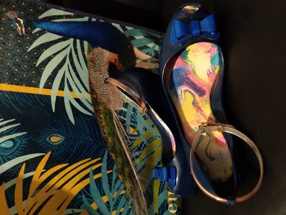 Sandália Cunha Azul (n°39)