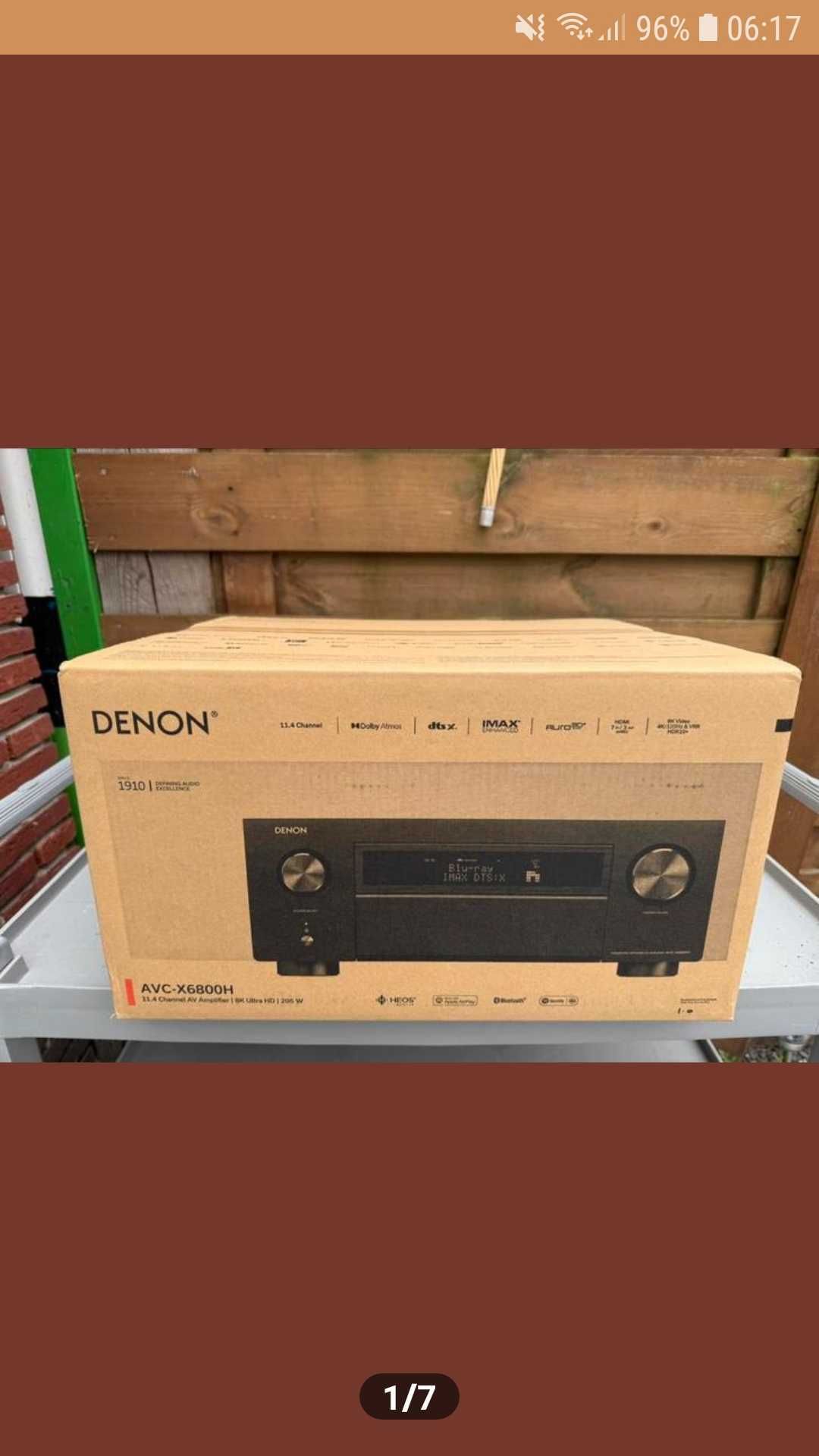 nowy denon avc x6800 wzmacniacz avc-x6800h
