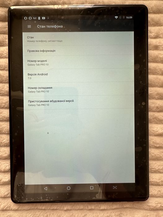 Samsung galaxy Tab Pro 10