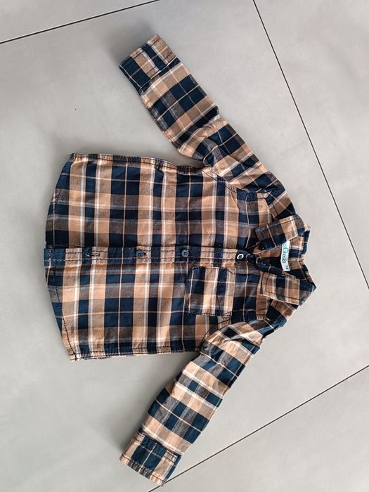 Koszula chłopięca z długim rękawem 74