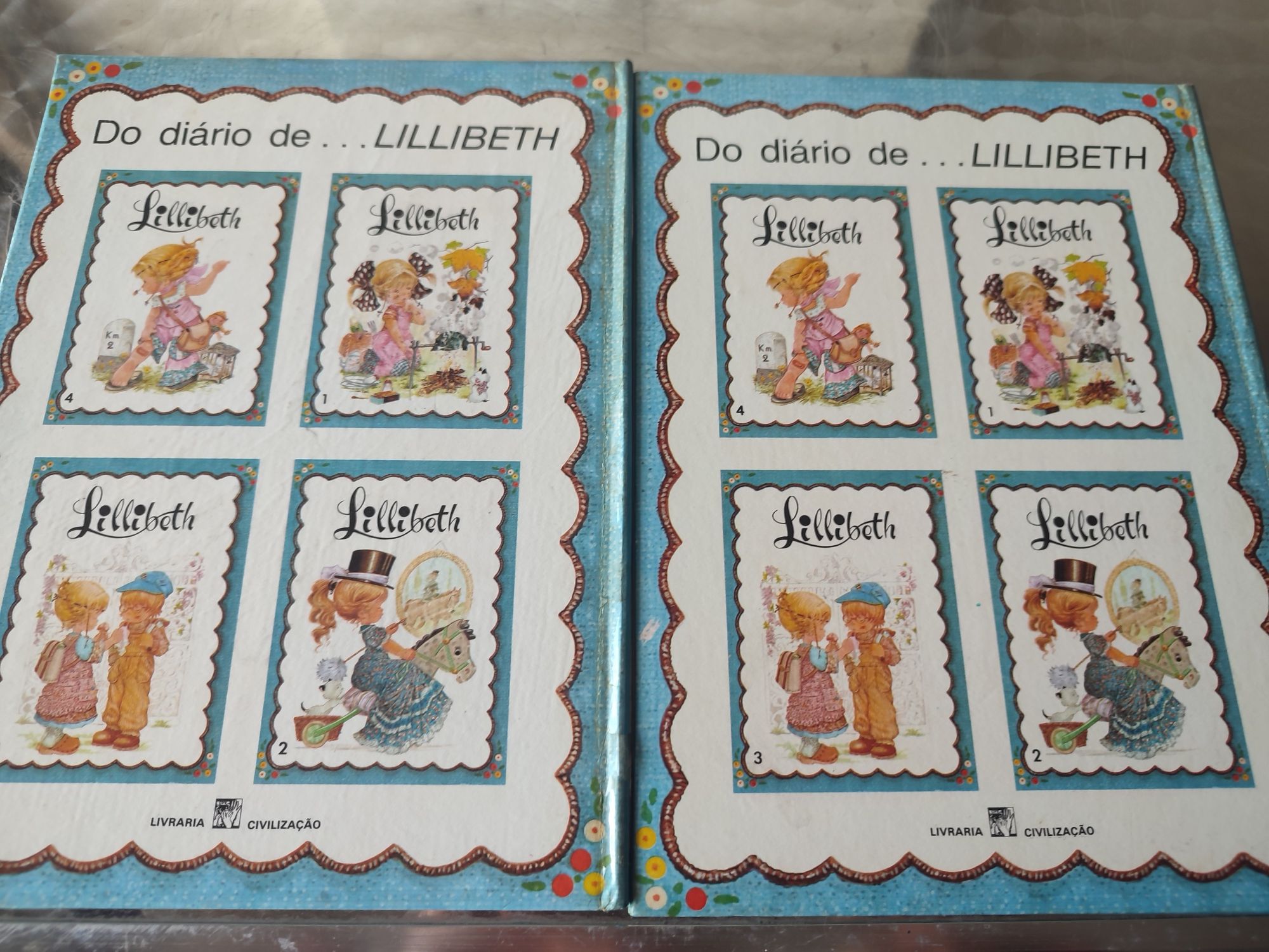 Livros infantis Os amigos de Lilibeth e Brincadeiras e sonhos de Lilib