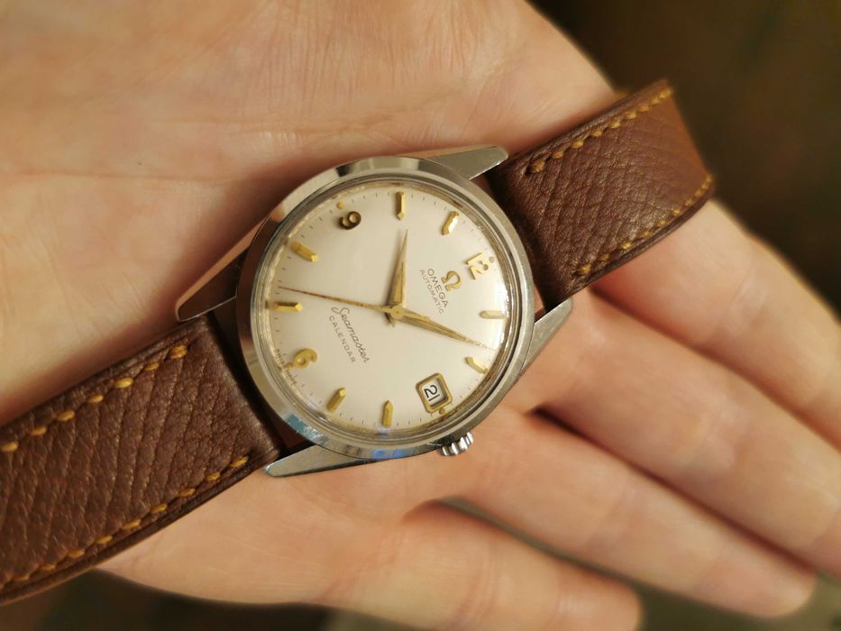 Omega Seamaster Calendar stary zegarek automat antyk