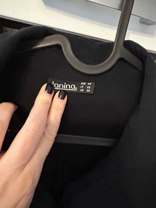 Janina Платье рубашка с вышивкой, р 48, 100% вискоза