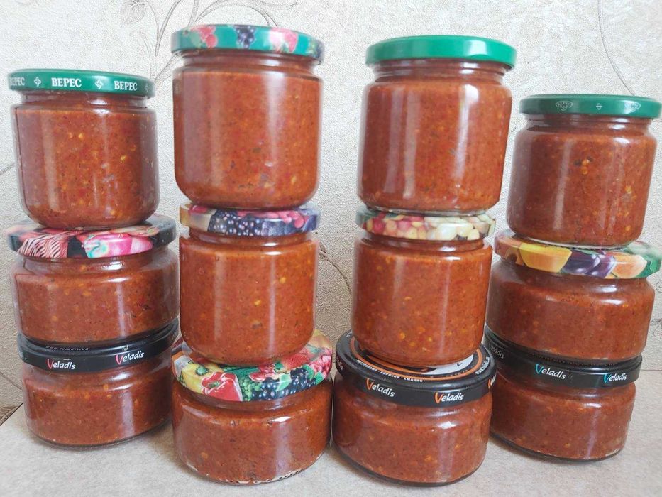 Аджика Грузинская из острых перцев с уцхо-сунели 2025 иная консервация