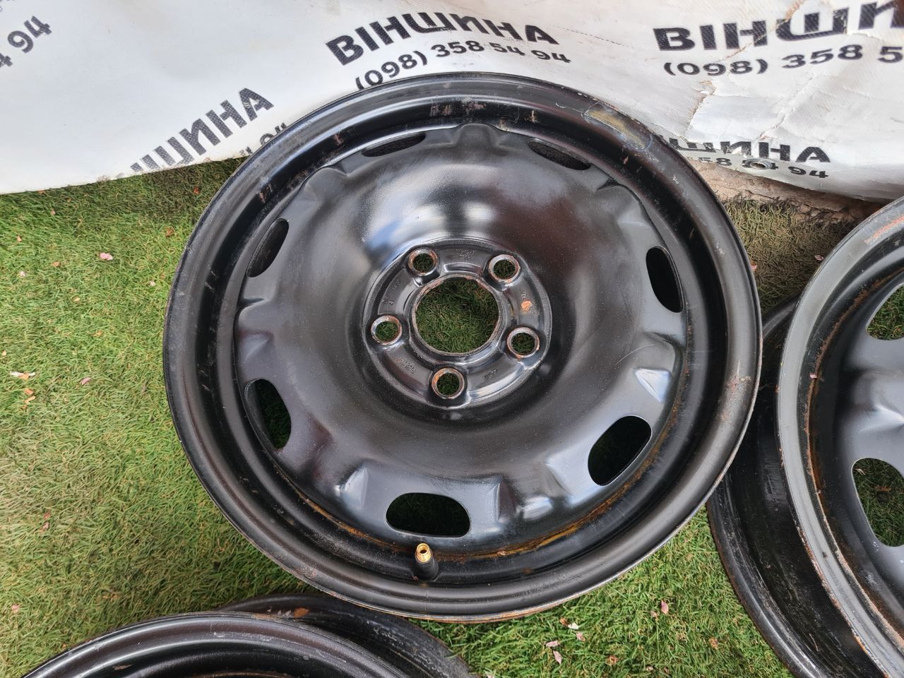Диски металеві R 14 5/100 5J ET 38. Шкода Фольксваген Ауді.