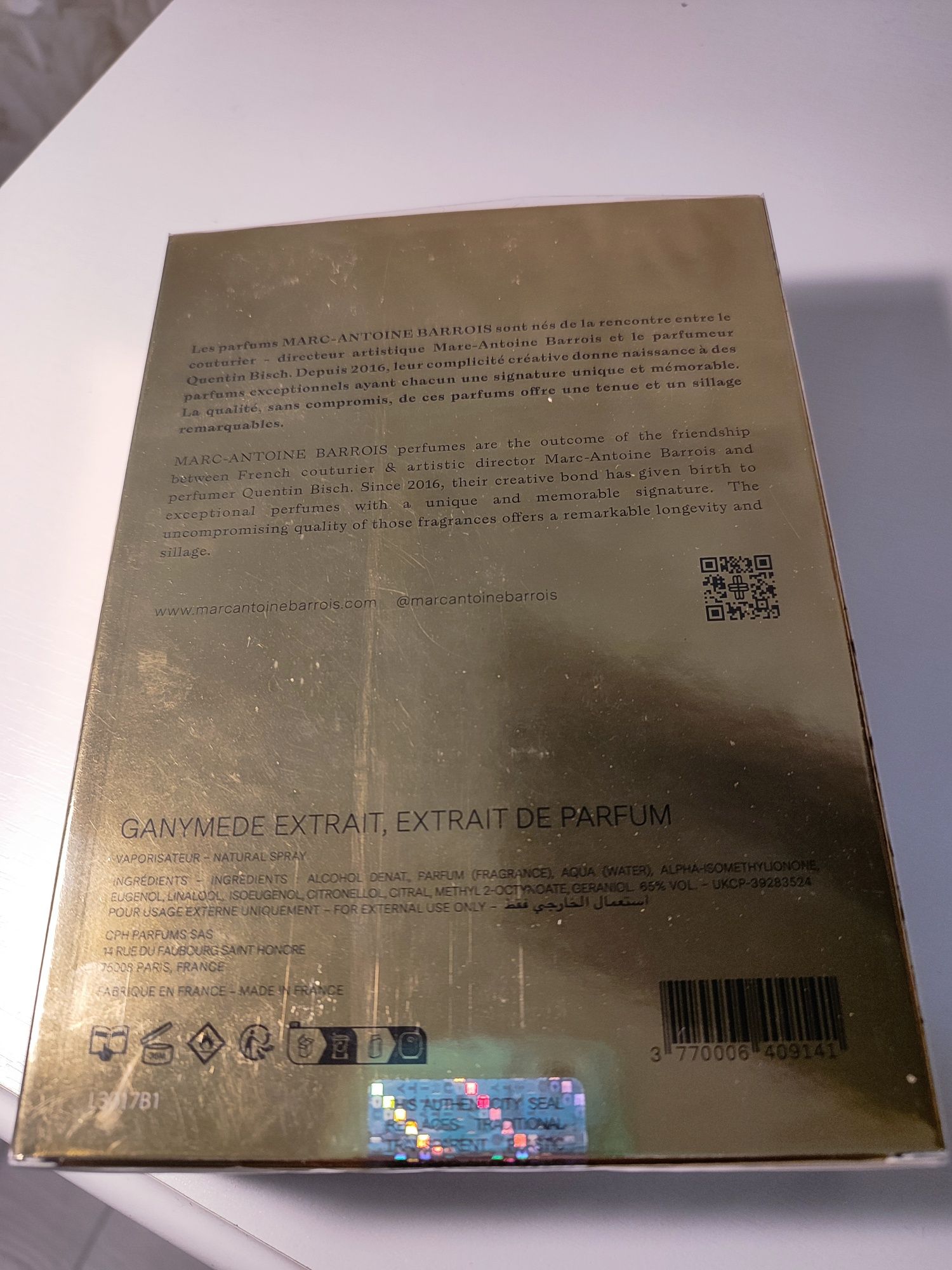 Marc-Antoine Barrois Ganymede Extrait de parfum