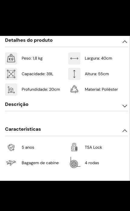 Mala Cabine Nova Samsonite