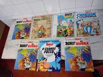 Conjunto de 7 Livros Astérix Diversos