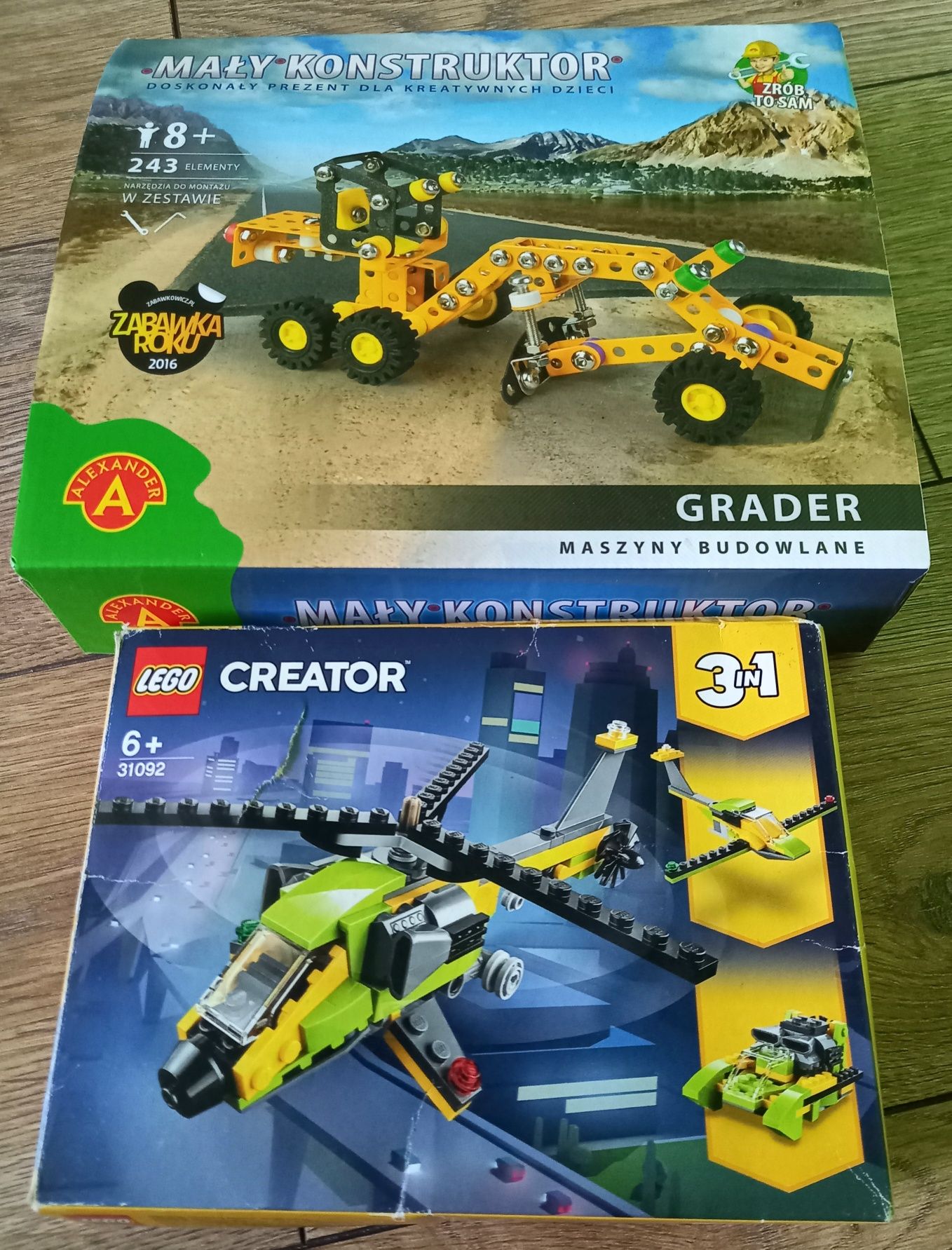 Zestaw klocków Lego Creator i Mały Konstruktor