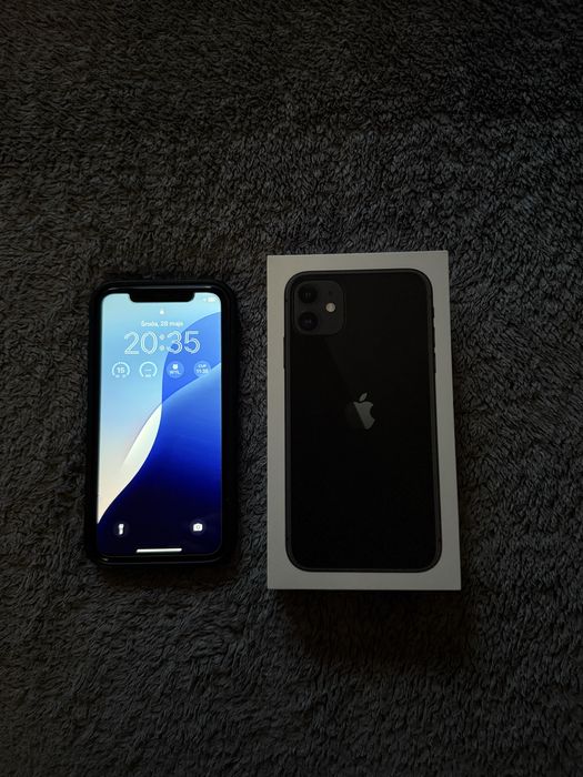 iPhone 11 128 GB – zadbany, komplet, szkło hartowane, dowód zakupu