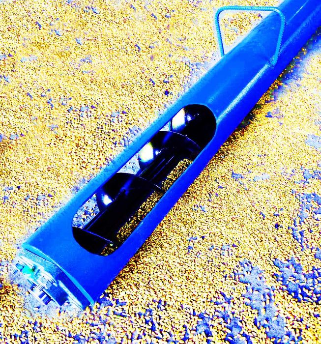 Транспортер зерна, шнековый погрузчик, конвейєр, шнек 380\220В. 108 мм