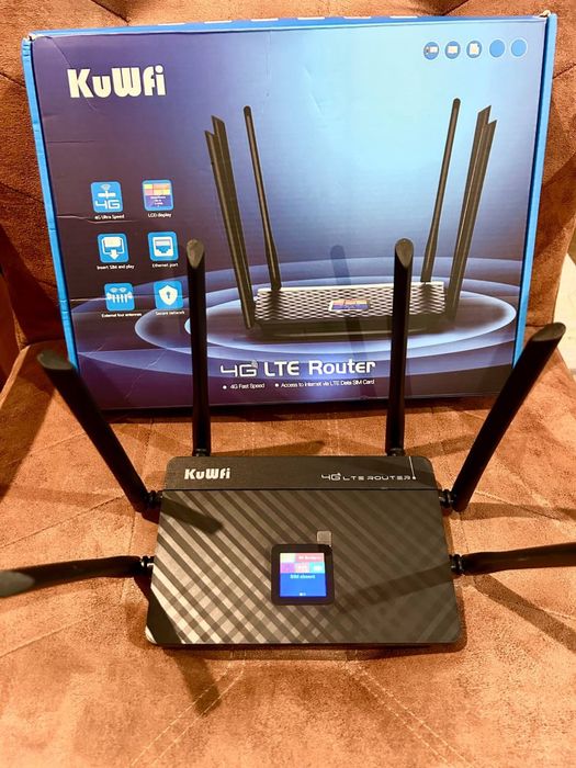 роутер маршрутизатор 4G LTE KuWfi wifi від сім карти з акумулятором
