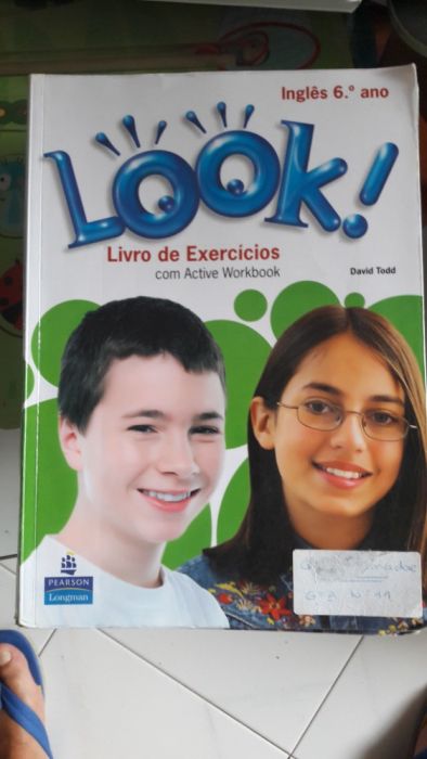 manual e livro de exercícios de inglês 6 ano LOOK