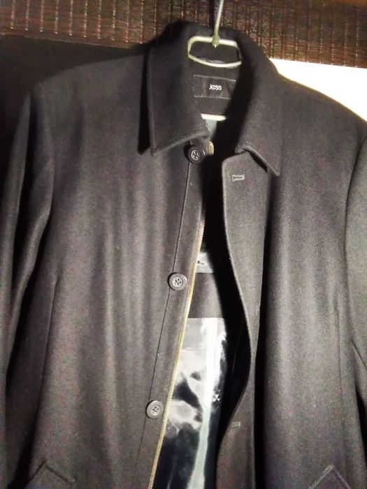 Пальто мужское драповое длинное