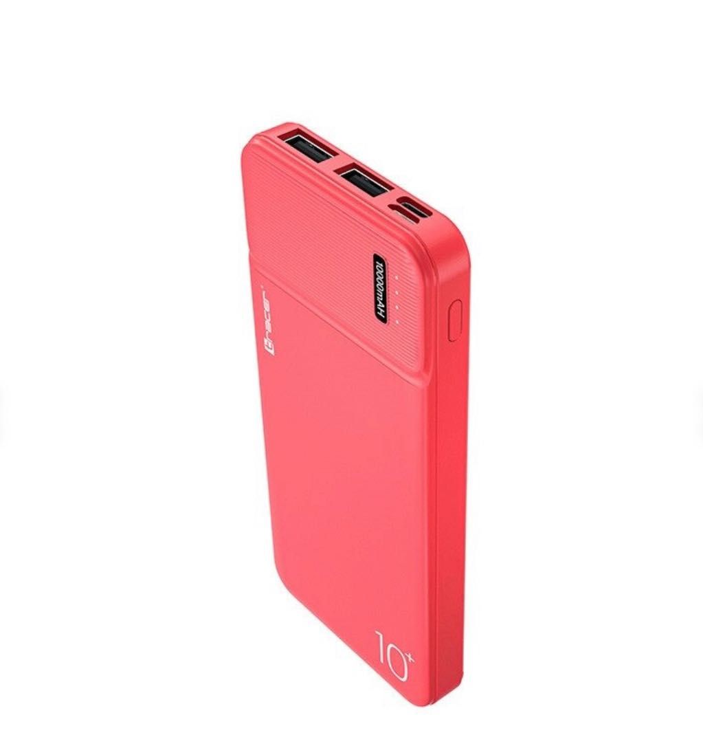Зарядний акумулятор Powerbank Tracer 10000mAh 2A SLBK Slim