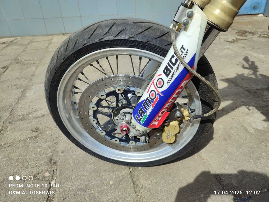 Zarejestrowana Supermoto Super Moto Honda CRF450, 2005 rok