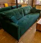 Kanapa /sofa butelkowa zieleń do NEGOCJACJI