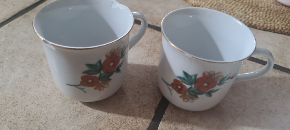 Porcelana Ćmielów2x filiżanka i talerzyk