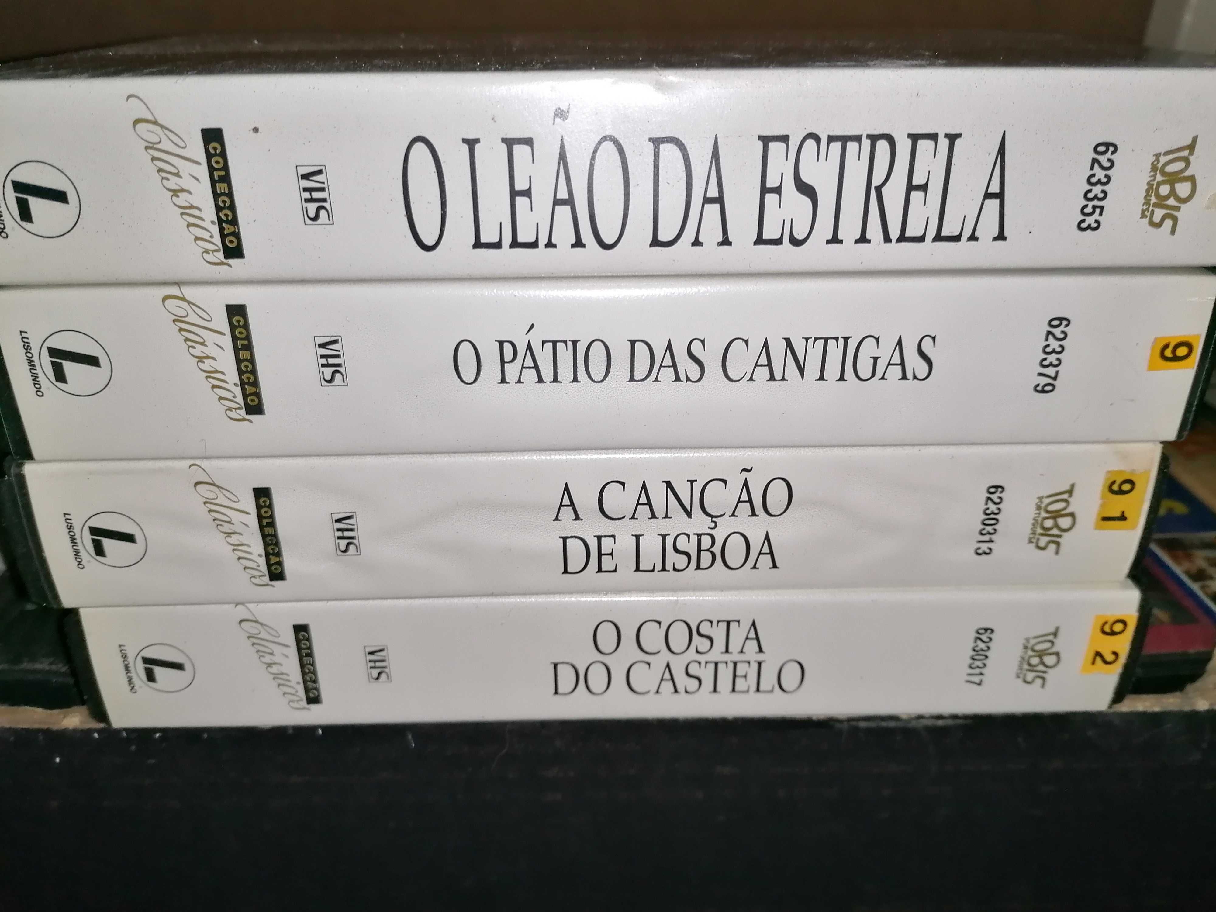 Cassete VHS da Vida Selvagem, concertos Música, Filmes portugueses