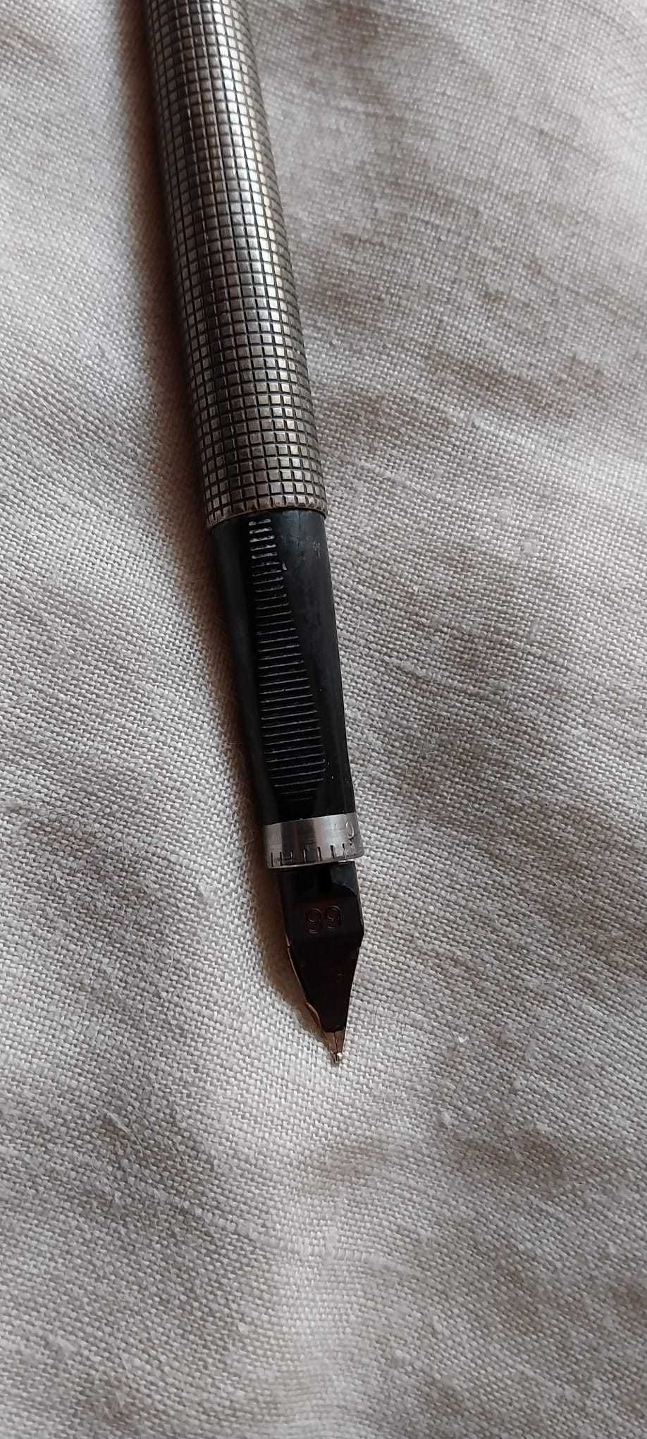 Caneta Vintage Parker 585 Sterling  Silver 14K