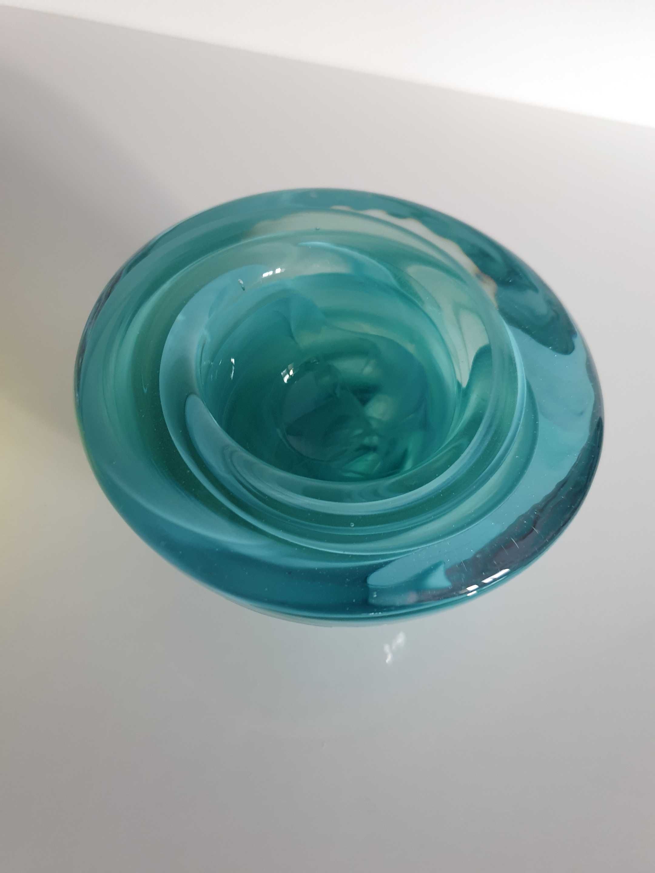 Kosta Boda sweden świecznik 2 szt art glass szkło kolorowe