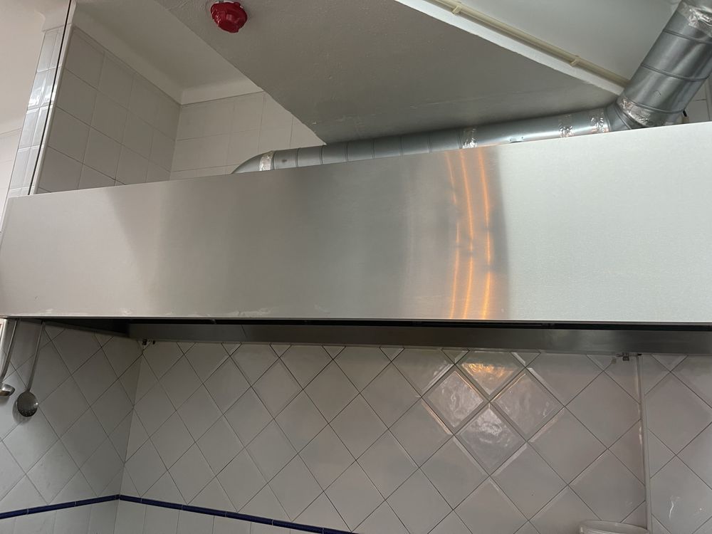 Hotte em inox.
